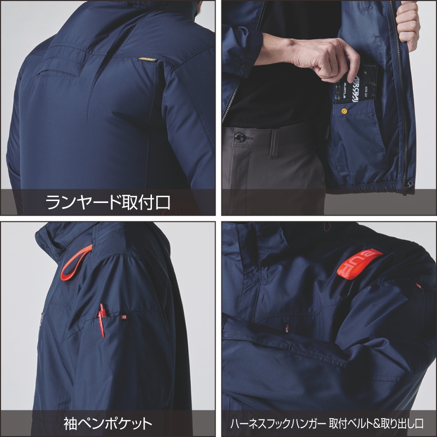 BURTLE（バートル） 2025年モデル エアークラフト サイドファン 半袖
