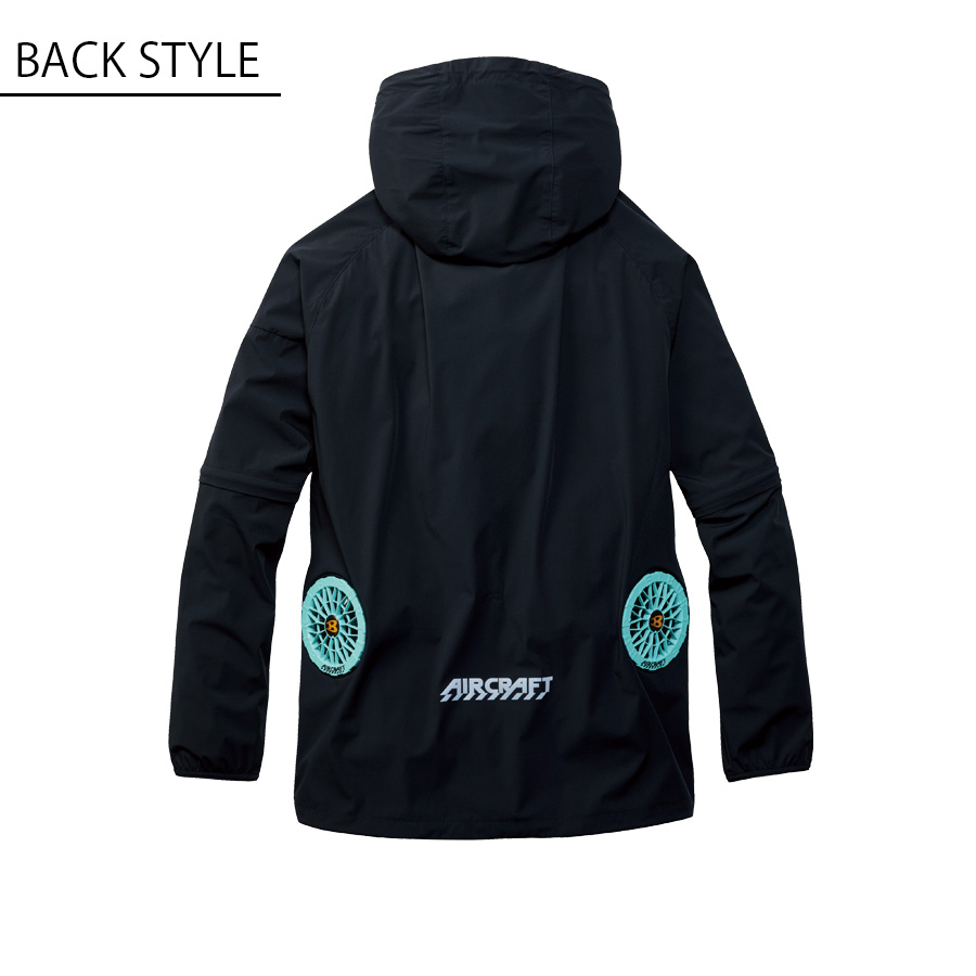 AIRCRAFT 空調服 シルバー ブラック バートル 空調服（色：シルバー系）の商品一覧 通販 - Yahoo!ショッピング