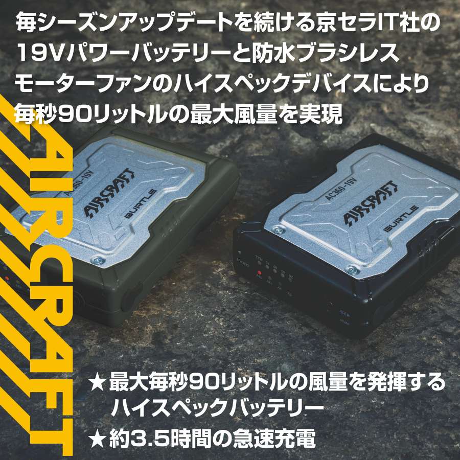 バートル　最新　ファン2個　バッテリー１つ　空調服　23年モデル