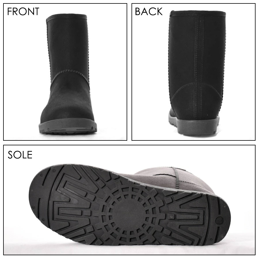 レディース ラバームートンブーツ CRI-6121 防水 スノーブーツ レイン