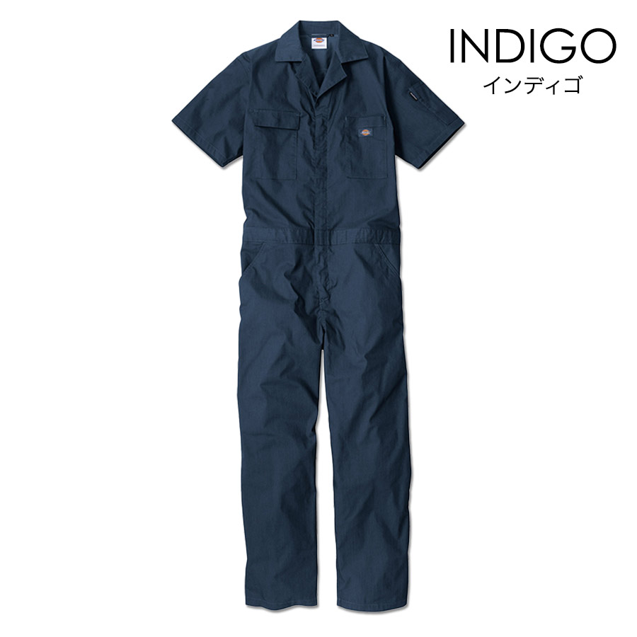ディッキーズ ライトT/Cストレッチ半袖ツナギ D-6702 Dickies 夏