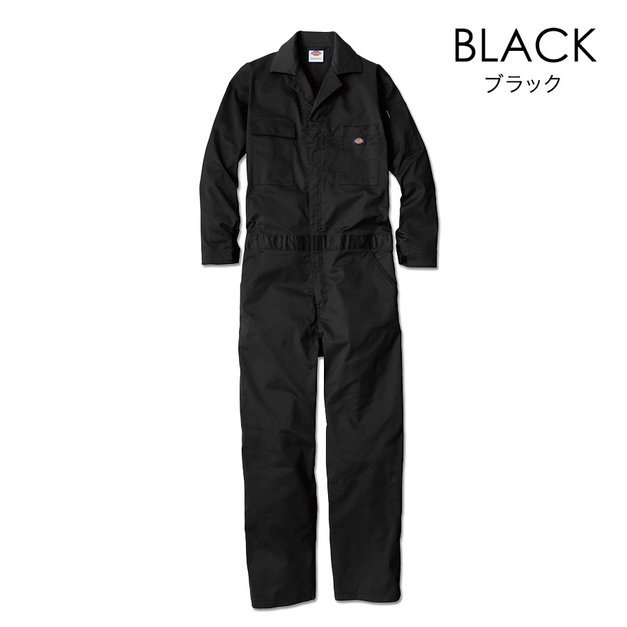 ディッキーズ　D-676　13.ブラック　XL　T/C　ストレッチツナギ ディッキーズ T/Cストレッチツナギ D-676 Dickies 作業着 作業服