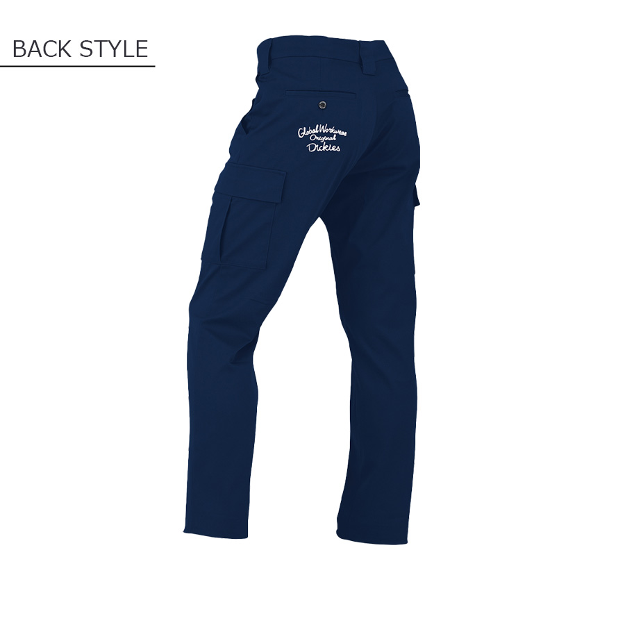 限定 ディッキーズ チェーン刺繍入りオールドスタイルカーゴパンツ
