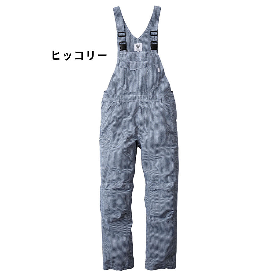 グレイスエンジニアーズ 綿麻ストライプサロペット GE-584 リネン