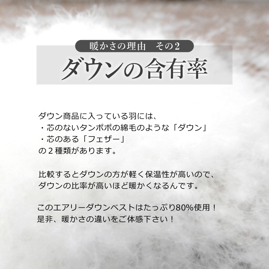 ハミューレ レディース エアリーダウンベスト HMU-2335 アウター