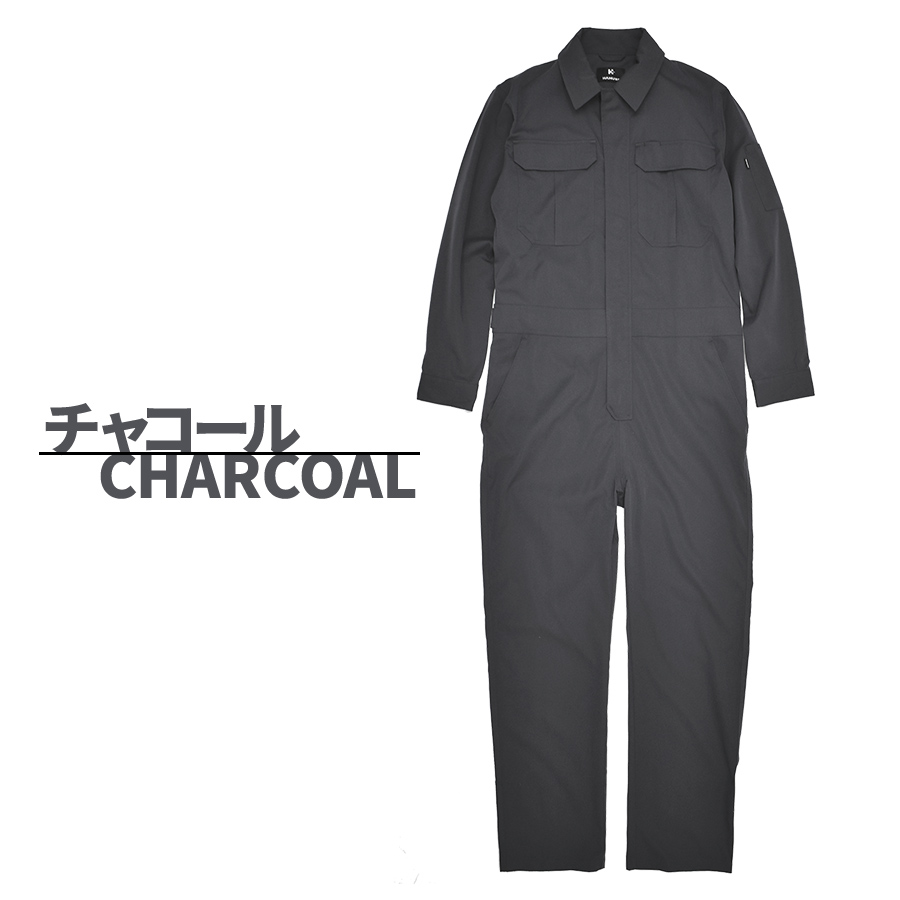 ハミューレ DRY-X 超速乾ストレッチツナギ HMU-2438 メンズ すぐ