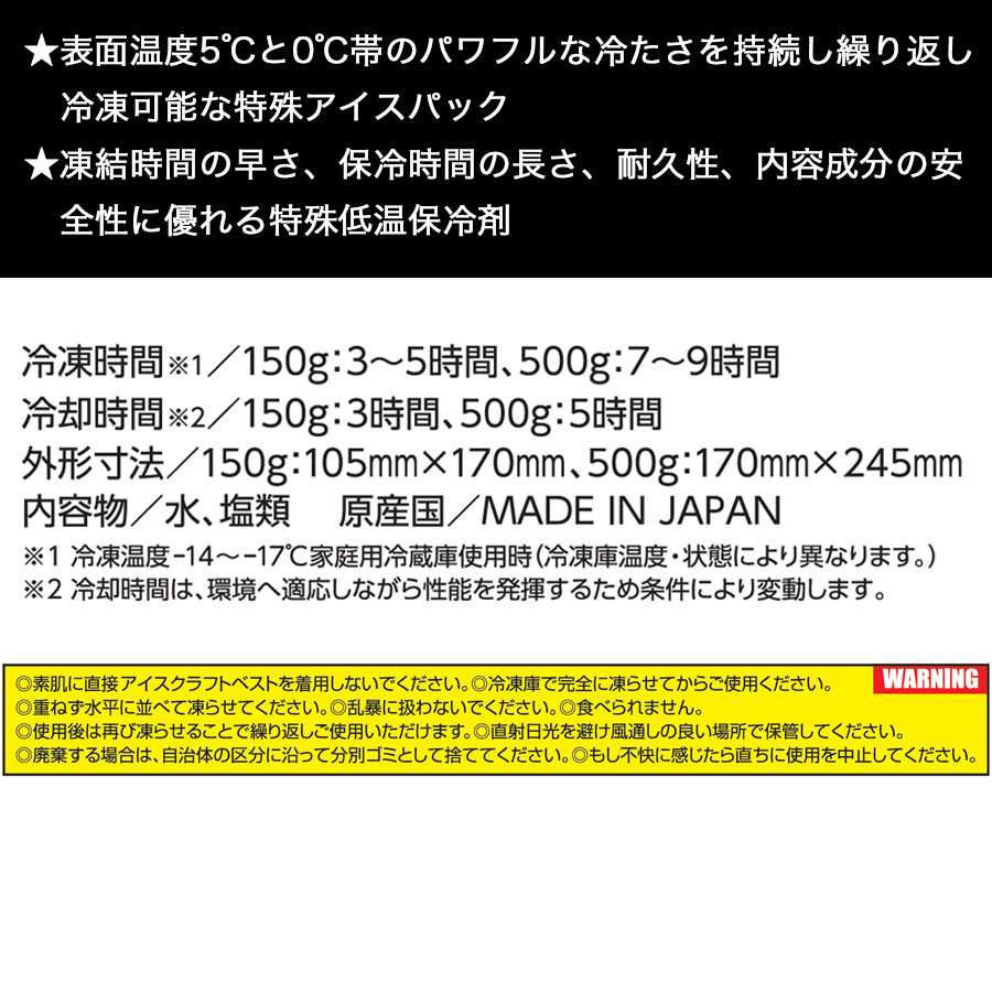 バートル アイスクラフトベスト＆アイスパックセット IC102S 保冷剤