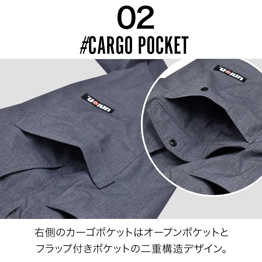 4L UNION76 ナナロク ストレッチカーゴパンツ No.76-2503 軽量 夏物