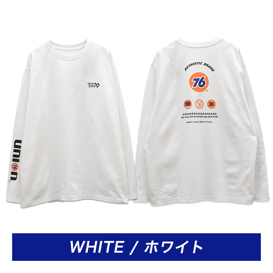 76 Lubricants UNION76 ナナロク 長袖コットンTシャツ No.76-2608 綿