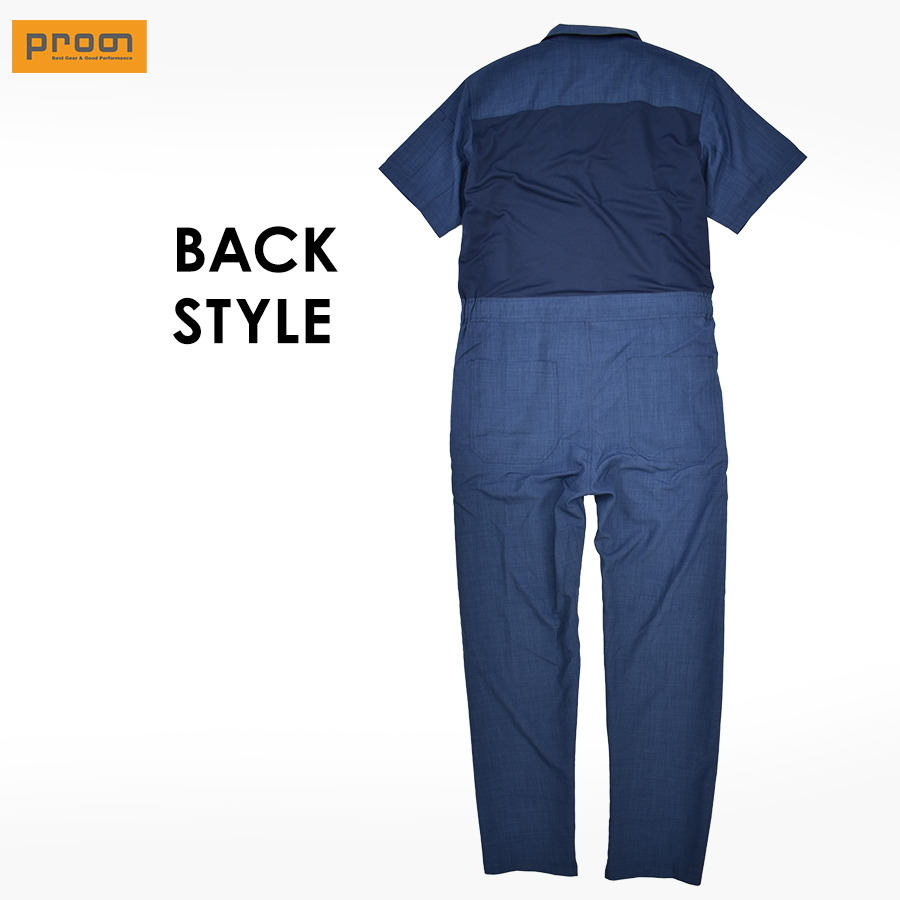 MICHELIN 半袖 つなぎ ネイビー MICHELIN 半袖 つなぎ ネイビー