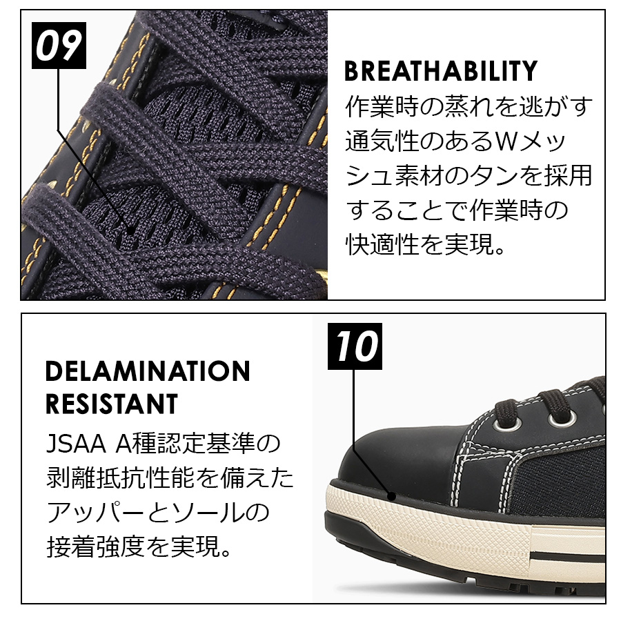 コンバース ワーキング 安全靴 セーフティシューズ ALL STAR PS II DM