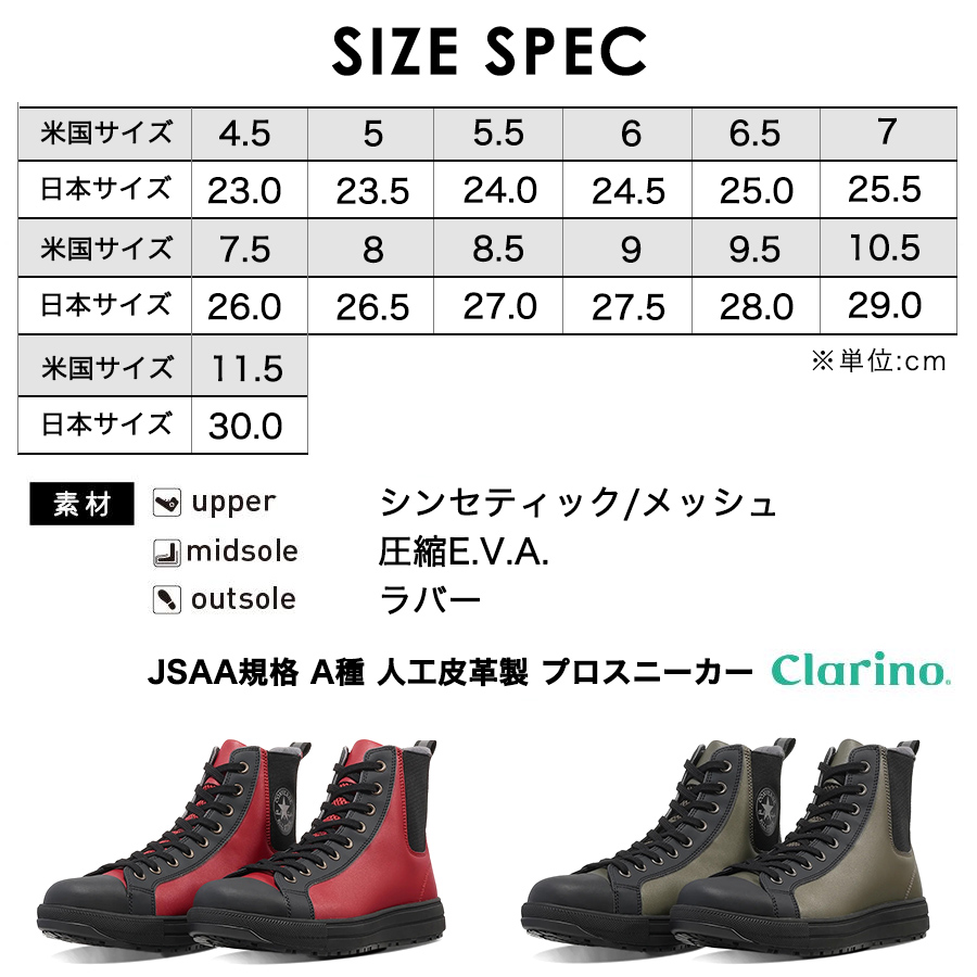 26秋冬新作 コンバース ワーキング 安全靴 セーフティシューズ ALL