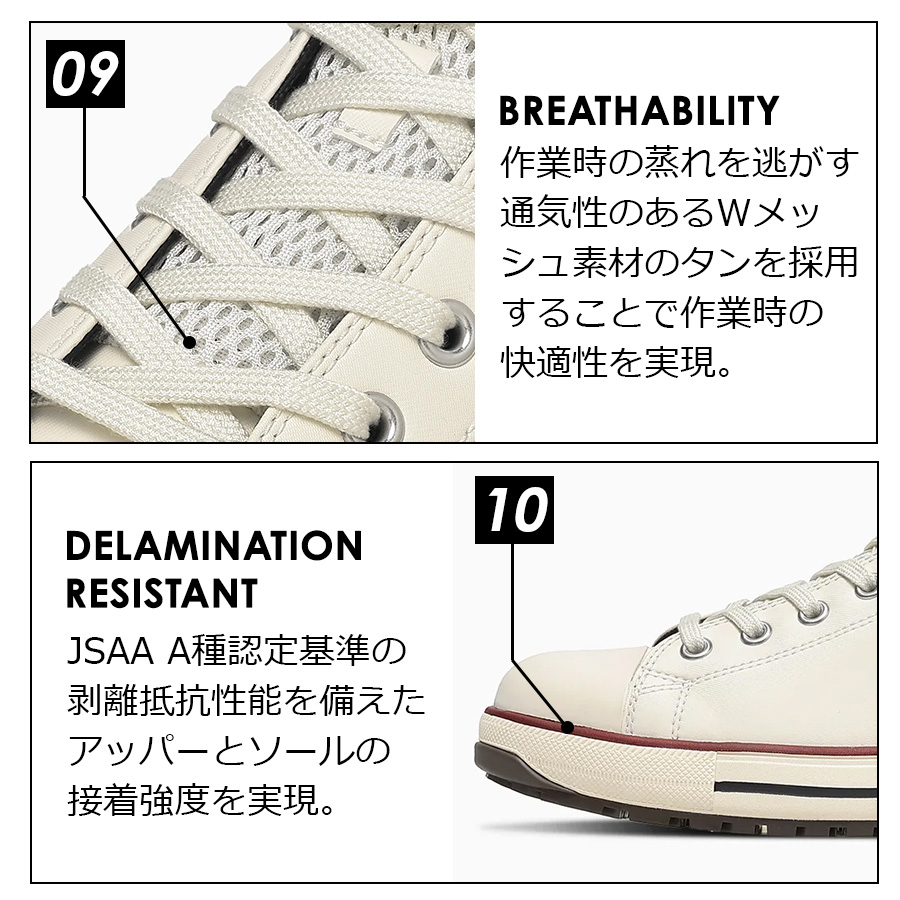 コンバース ワーキング 安全靴 セーフティシューズ ALL STAR PS II HI