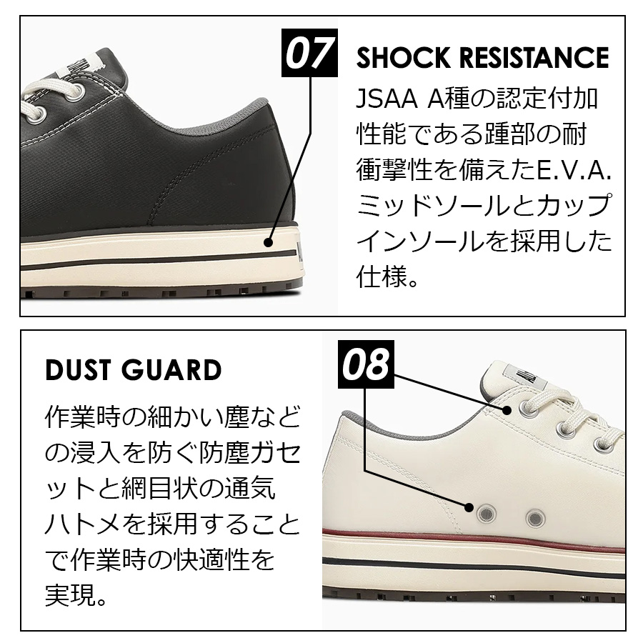 コンバース ワーキング 安全靴 セーフティシューズ ALL STAR PS II HI