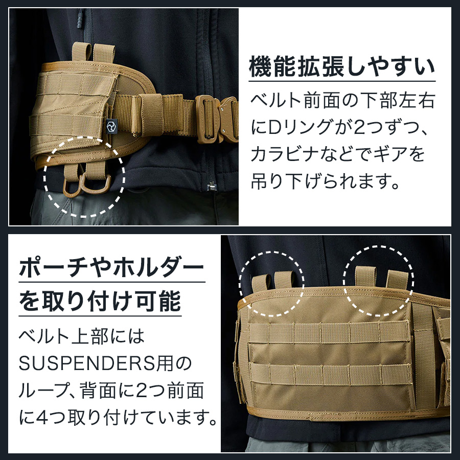 ライデン ツールベルトパッド RD01-002 日本製 腰袋 腰道具 工具差し