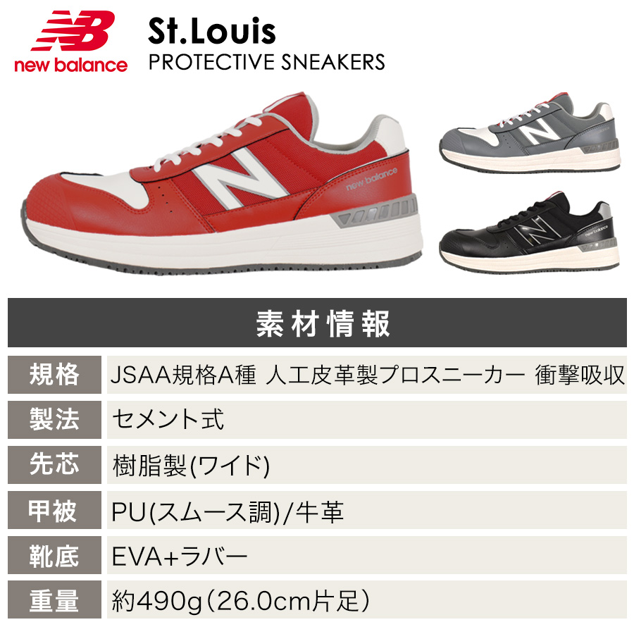 予約:9/25〜発送 ニューバランス セーフティ セントルイス SL-222 SL