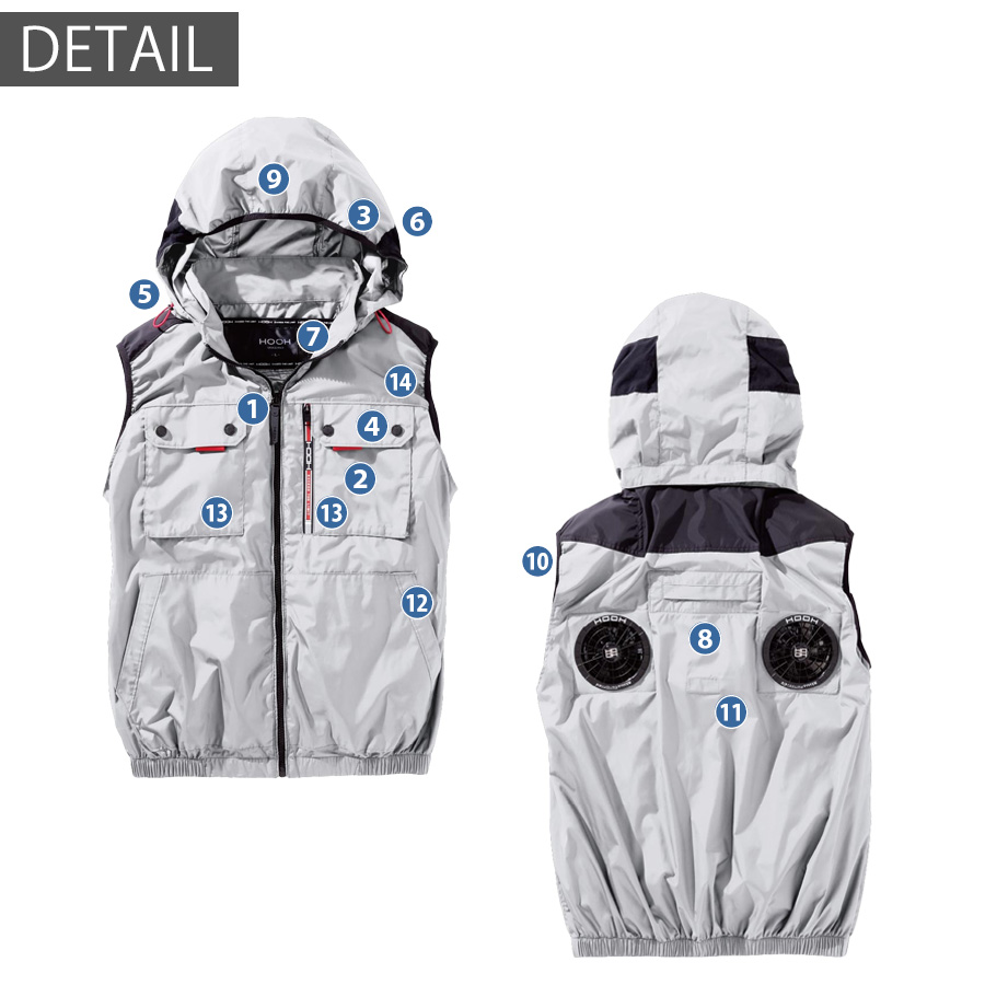 空調服（HOOH）のおすすめ人気商品一覧 通販 - Yahoo!ショッピング