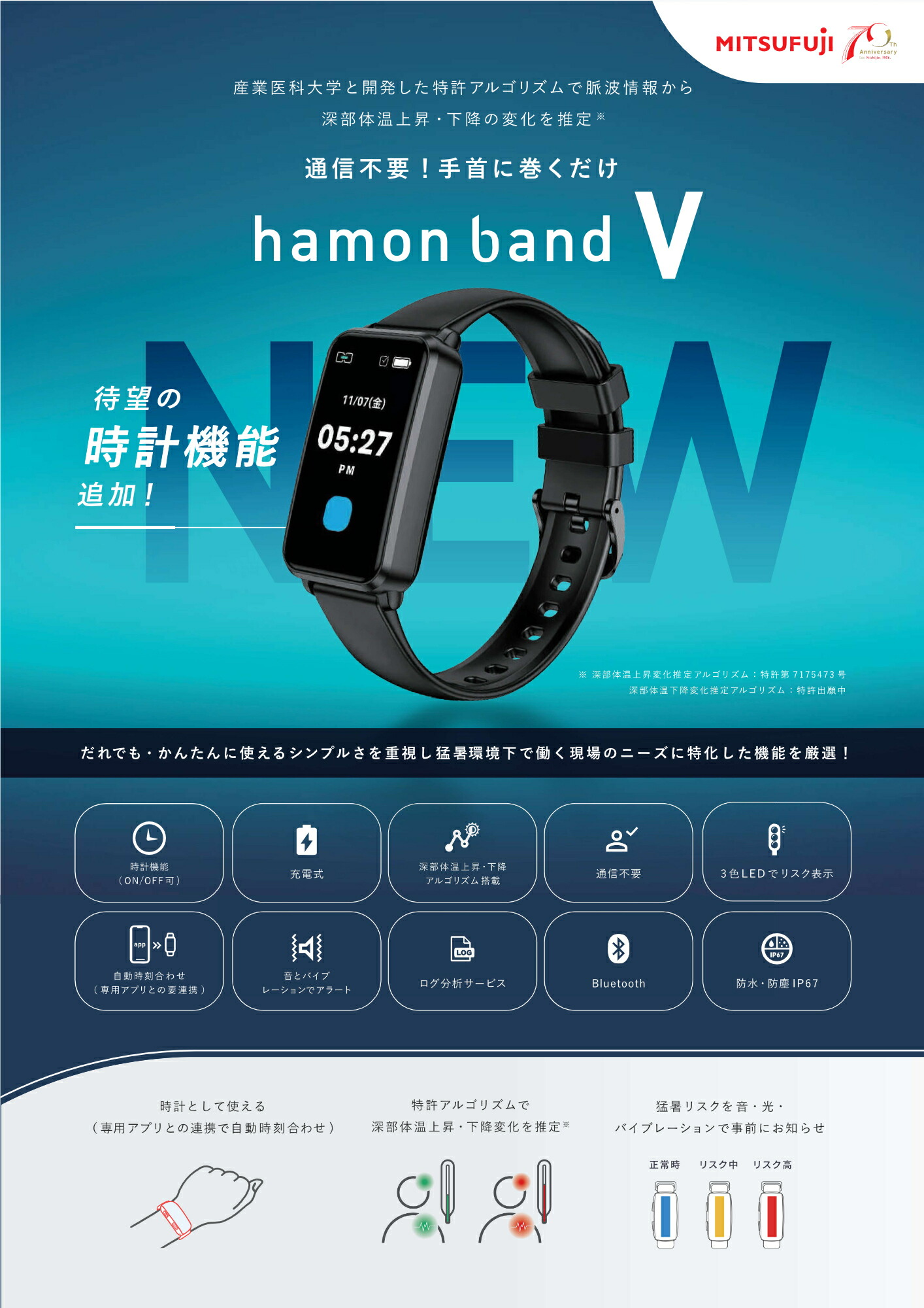 ミツフジ (/AN) 2個以上注文用 hamon band V ハモンバンドV 腕時計