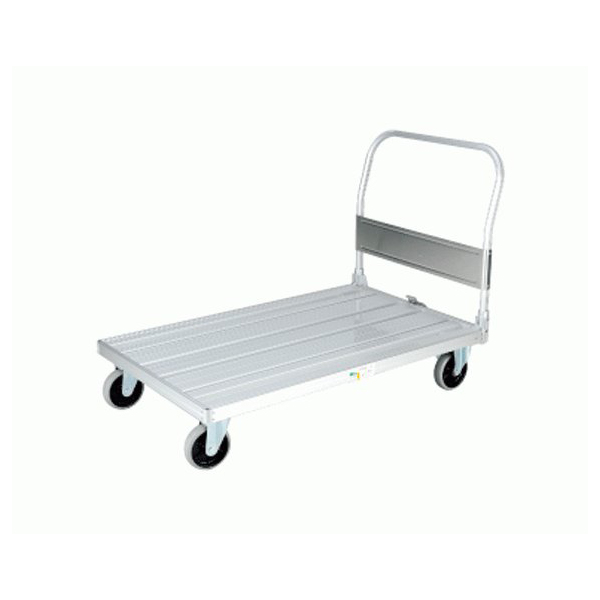 法人のみ ナカオ( D) アルミ製台車 運ぱん君 UC 外寸1200×750×879mm UC-3