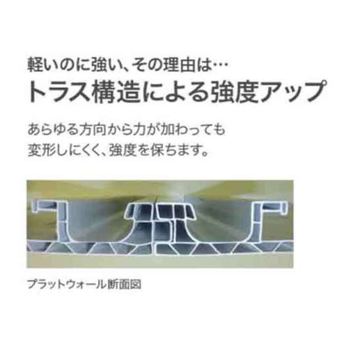 送料見積品 法人のみ 三共 (/K) プラットウォール4500 樹脂製 パネル 仮囲い フェンス 養生材 屋根材 目隠し材 防音 クランプ別売 安全  H4500*W600 受注生産品 : sankyo-plat4500 : ProShop伊達 - 通販 - Yahoo!ショッピング