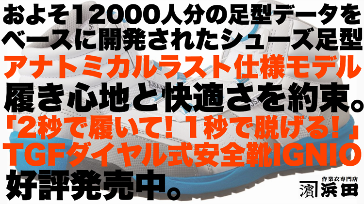 IGNIO IGS1067TGF イグニオ ダイヤル式安全靴 耐油・耐滑