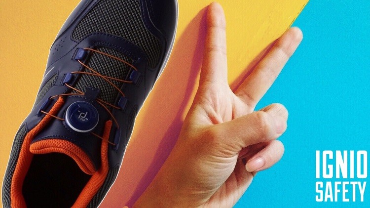 IGNIO（イグニオ） IGS1067TGF IGNIO ダイヤル式安全靴 耐油・耐滑