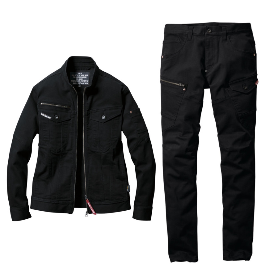 【バートル】春夏コーデュラストレッチデニム上下 BURTLE（バートル） 5011 5012 BURTLE CORDURA コーデュラ 春夏 接触冷