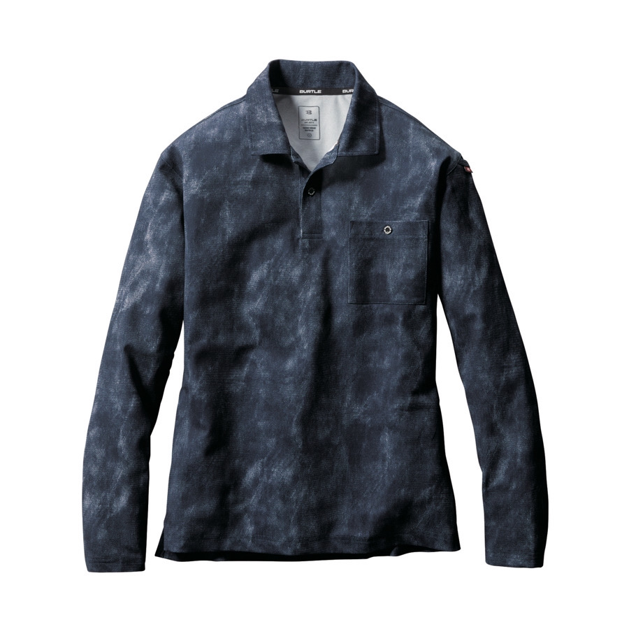 BURTLE 665シリーズ ポロシャツ L 6着セット BURTLE（バートル） 665 BURTLE 長袖 ポロシャツ ドライメッシュ