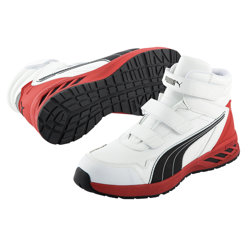 PUMA（プーマ） 安全靴 Rider 2.0 White Mid ミドルカット セーフティ