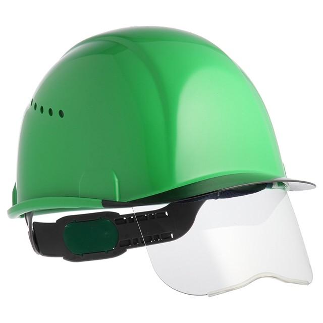 スミハット SAX2CS-A 3Dハーフシールド面付き 作業用 ヘルメット（通気孔付き/エアシート）/ 工事用 建設用 建築用 現場用 高所用 安全 保護帽 透明ひさし｜proshophamada｜12