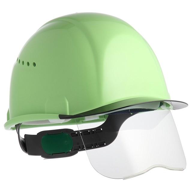 スミハット SAX2CS-A 3Dハーフシールド面付き 作業用 ヘルメット（通気孔付き/エアシート）/ 工事用 建設用 建築用 現場用 高所用 安全 保護帽 透明ひさし｜proshophamada｜18