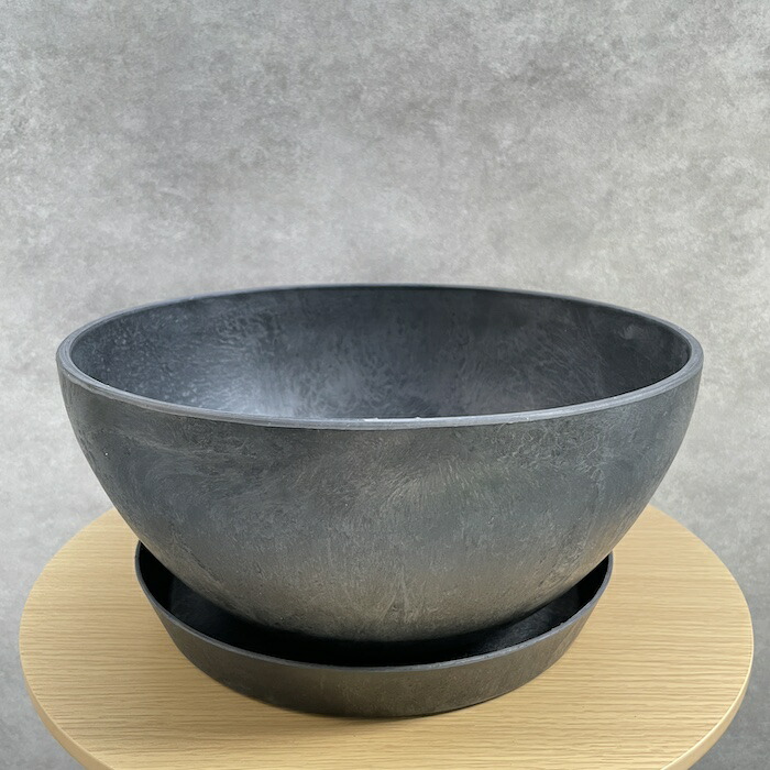 植木鉢 大型 アートストーン ボール L φ31 おしゃれ リサイクル プラスチック製 プランター 鉢カバー | KONTON | 05