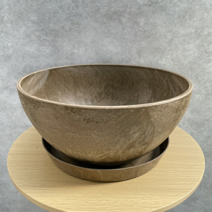 植木鉢 大型 アートストーン ボール L φ31 おしゃれ リサイクル プラスチック製 プランター 鉢カバー | KONTON | 07