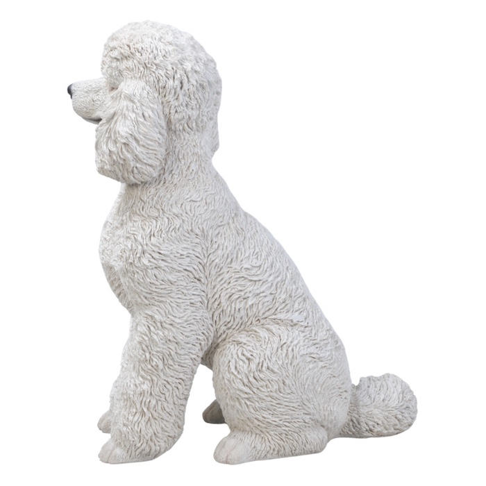 置物 待てトイプードル 大 犬グッズ 高さ48.5cm woobia 動物 おしゃれ