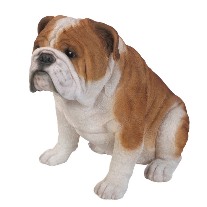 置物 ブルドッグ 大 犬 グッズ 高さ36.5cm woobia 動物 おしゃれ