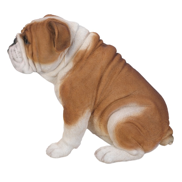 置物 ブルドッグ 大 犬 グッズ 高さ36.5cm woobia 動物 おしゃれ