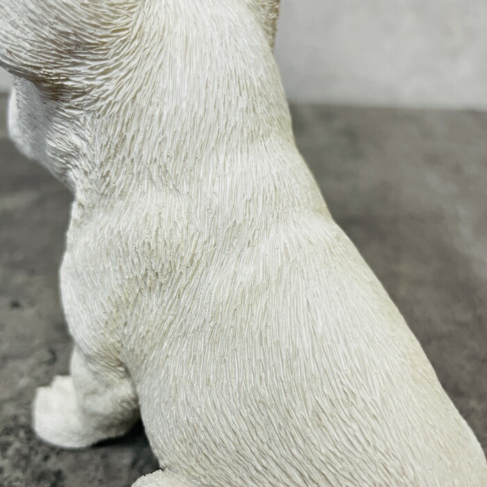 置物 犬 かわいい 動物 玄関 お座りブルテリア おしゃれ 可愛い インテリア ガーデンオーナメント  woobia ウービア | WOOBIA | 09