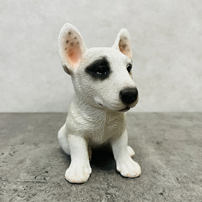 置物 犬 かわいい 動物 玄関 お座りブルテリア おしゃれ 可愛い インテリア ガーデンオーナメント  woobia ウービア | WOOBIA | 03