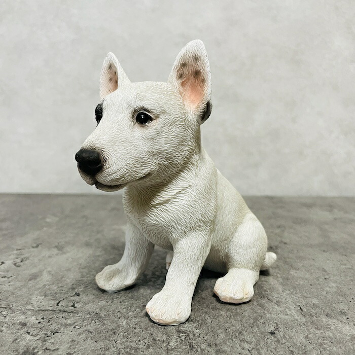 置物 犬 かわいい 動物 玄関 お座りブルテリア おしゃれ 可愛い インテリア ガーデンオーナメント  woobia ウービア | WOOBIA | 04