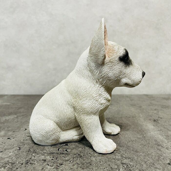 置物 犬 かわいい 動物 玄関 お座りブルテリア おしゃれ 可愛い インテリア ガーデンオーナメント  woobia ウービア | WOOBIA | 05