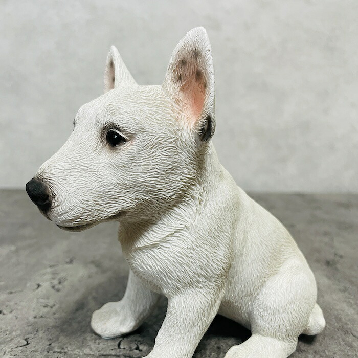 置物 犬 かわいい 動物 玄関 お座りブルテリア おしゃれ 可愛い インテリア ガーデンオーナメント  woobia ウービア | WOOBIA | 08