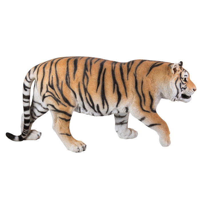 置物 歩くタイガー 特大 虎グッズ 高さ65cm woobia 動物 おしゃれ 大きい 玄関インテリア 庭 ガーデン かわいいオブジェ 北欧 リアル 大型 面白い ウービア | WOOBIA | 05