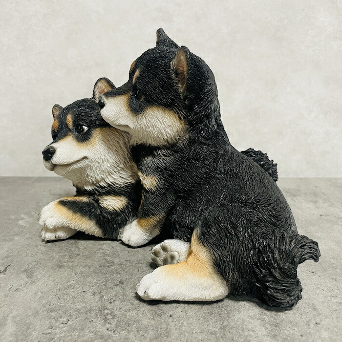 柴犬 フィギュア 置物 黒柴 黒柴 柴犬 フィギュア 柴犬 置物 黒柴犬置物の商品一覧 通販 - Yahoo