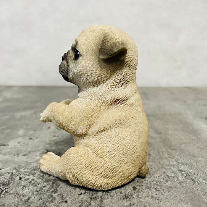 置物 犬 かわいい 動物 玄関 パグの歯ブラシ立て リアル インテリア ガーデンオーナメント woobia ウービア |  | 06