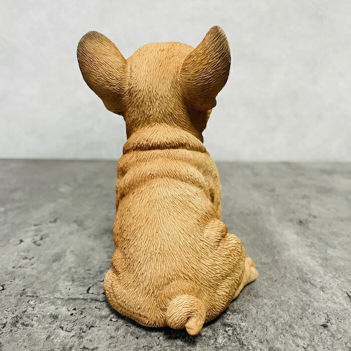置物 犬 かわいい 動物 玄関 頭を上げるフレンチブルドッグ リアル インテリア ガーデンオーナメント woobia ウービア | WOOBIA | 06