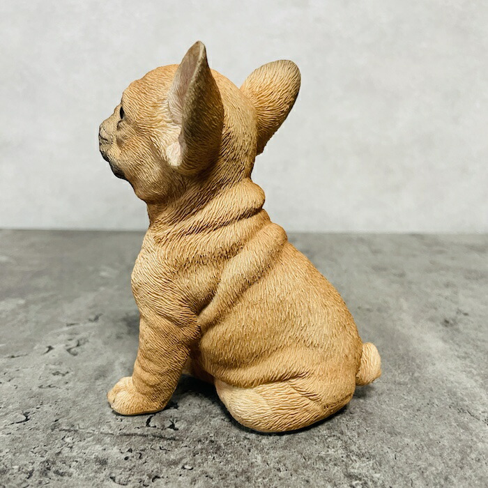 置物 犬 かわいい 動物 玄関 頭を上げるフレンチブルドッグ リアル インテリア ガーデンオーナメント woobia ウービア | WOOBIA | 07