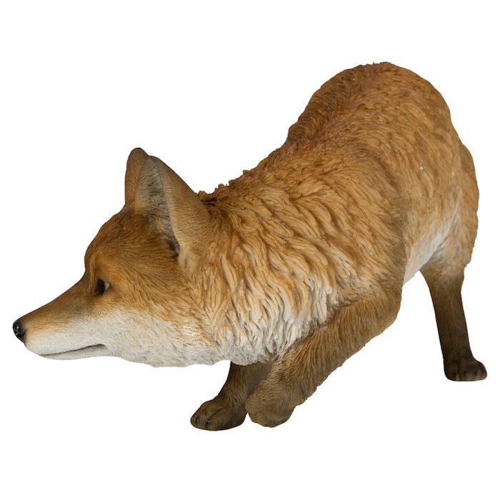 置物 動きだすキツネ 虎グッズ 高さ23cm woobia 動物 おしゃれ