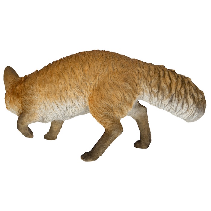 置物 動きだすキツネ 虎グッズ 高さ23cm woobia 動物 おしゃれ 大きい 玄関インテリア 庭 ガーデン かわいいオブジェ 北欧 リアル 大型 面白い ウービア | WOOBIA | 03