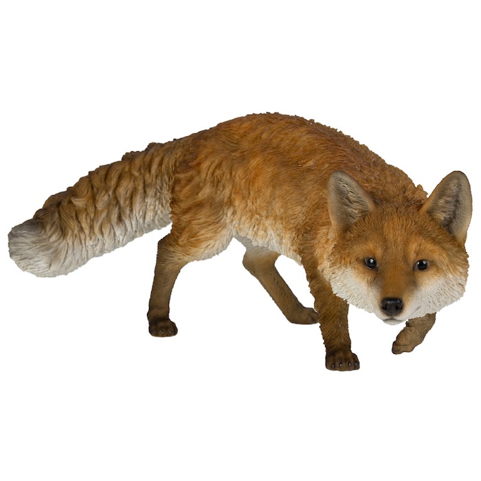 置物 動きだすキツネ 虎グッズ 高さ23cm woobia 動物 おしゃれ 大きい 玄関インテリア 庭 ガーデン かわいいオブジェ 北欧 リアル 大型 面白い ウービア | WOOBIA | 06