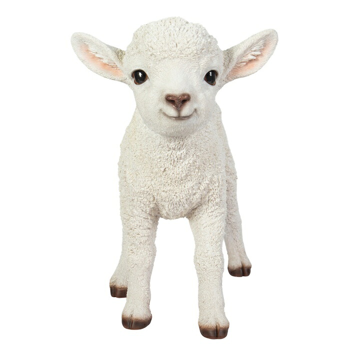 置物 動物 歩く羊 高さ29.5cm グッズ woobia おしゃれ 大きい 玄関インテリア 庭 ガーデン かわいいオブジェ 北欧 リアル 大型 面白い ウービア | WOOBIA | 01